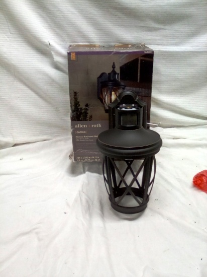 Allen Roth Motion Activated Wall Mount Lantern