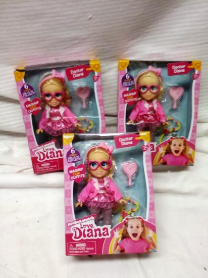 Doctor Diana Dolls Qty. 3