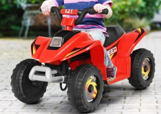 Costway 6V Kids Electric ATV 4 Wheels Ride-On Toy
