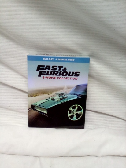 Blu_Ray Fast & Furious 8-movie DVD Collection