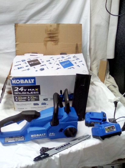 Kobalt 24V Max Brushless 12" Cordless Rechargeable Chainsaw