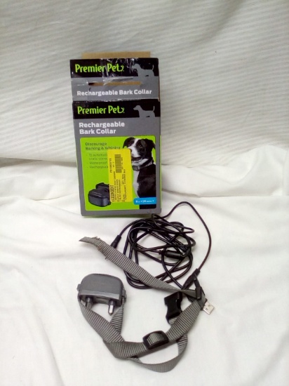 Premier Pet Re-Chargeable Bark Training Collar 15 Levels of Training