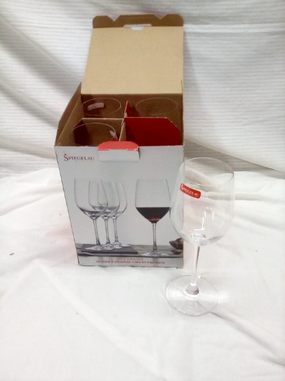 Spiegelau Set of 4 Vino Grande Long Stem Wine Glasses
