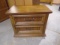 2 Drawer Solid Wood Night Stand