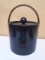 Vintage Black Ice Bucket