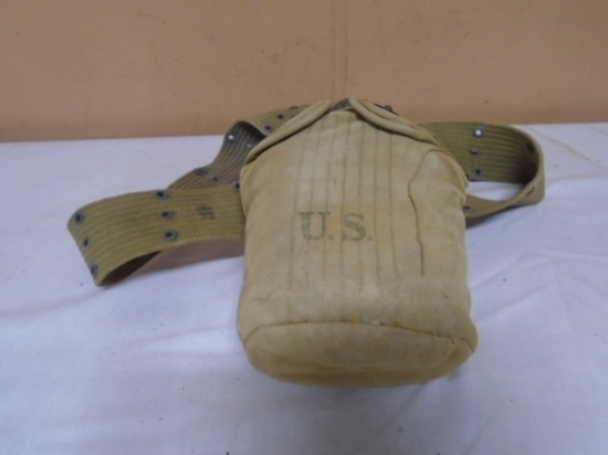 U.S.  Army Canteen & Belt