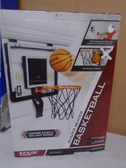 Buzzeer Beater Acrylic Over Door Basketball Hoop