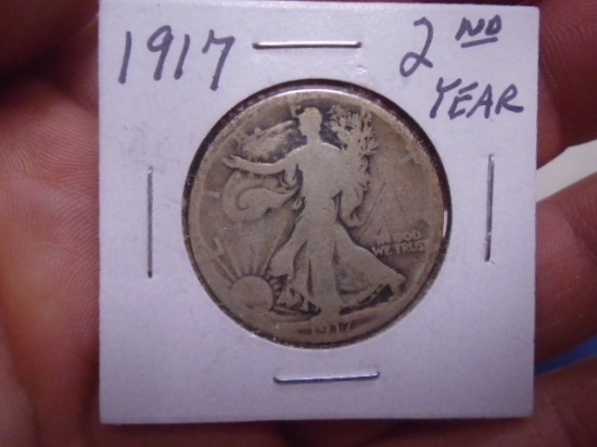 1917 Walking Libertyt Half Dollar