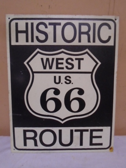 Route 66 Metal Sign