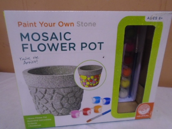 Paint Your Own Atone Flower Pot Kit