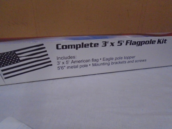 Brand New 3ftx5ft Flag Pole Kit