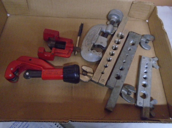Group of Tubing Cutting & Flairing Tools
