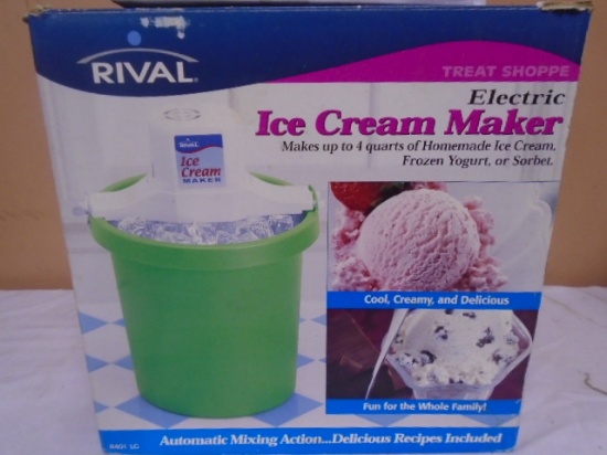 Rival 4qt Electric Ice Cream Maker