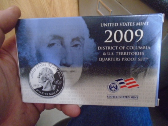 2009 District of Columbia and US Territories Quarters Proof Set