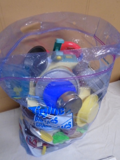 Large Bag Full of Children's Play Kitchen Items