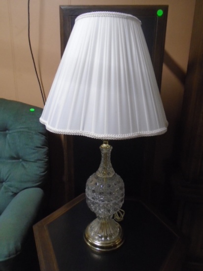 Beautiful Lead Crystal Table Lamp