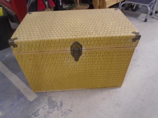 Wood Lined Storage Trunk