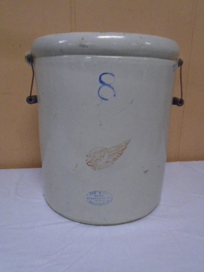 8 Gallon Red Wing Crock