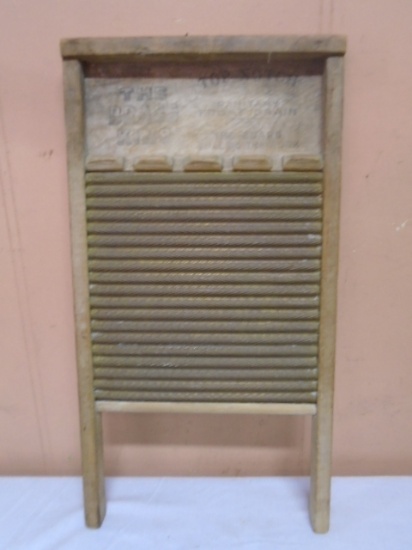 The Brass King Top Notch Washboard