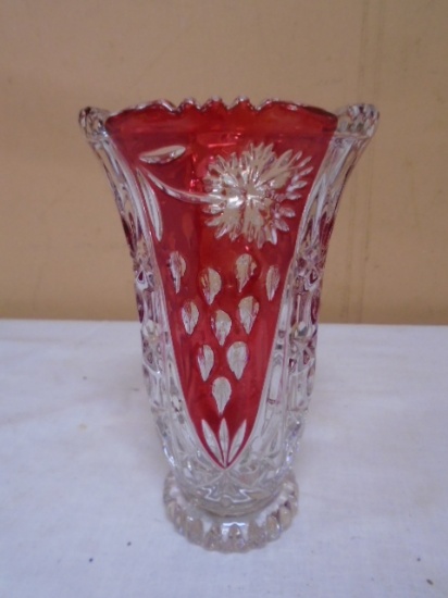German Lead Crystal Vase