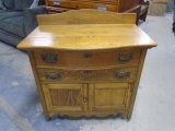 Gorgeous Antique Solid Oak Dry Sink