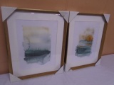 Pair of Framed Wall Art Pieces