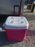 Igloo Ice Cube Rolling Cooler w/ 4 Can Holders