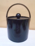 Vintage Black Ice Bucket