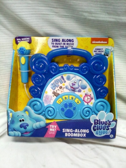 Blues Clues & You Sound and Learn Toy Sing-A-Long Boom Box