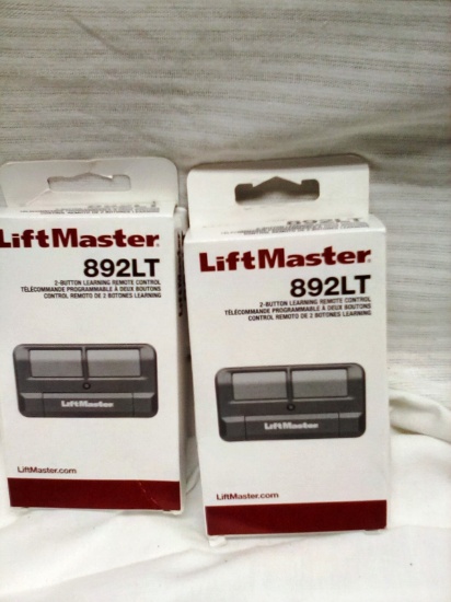 Pair of Lift Master 892LT Garage Door Opener Buttons