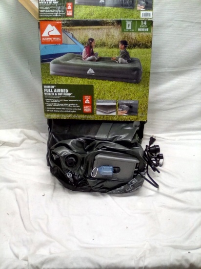 Ozark Trail Full Airbed with in & out Pump (untested)
