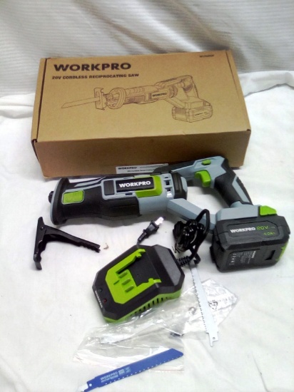 OwrkPro 20V Lithium Rechargeable Reciprocating Saw