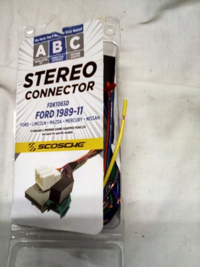 Stero connector fpr Ford 1989- 11