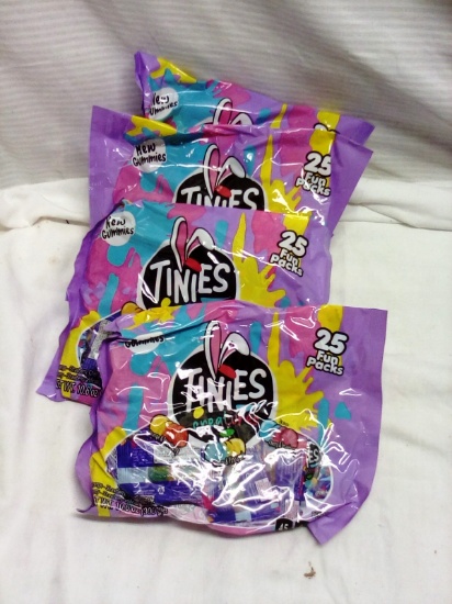 Qty. 4 Bags Containing 25 Packs of Gummie Candies 10.6 Oz per bag
