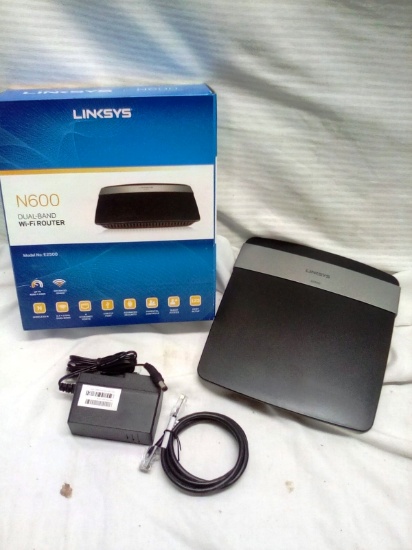 Linksys N600 Dual Band WIFI Router Model E2500
