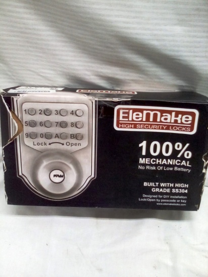Elemake High Security Mechanical Lock Pad Set