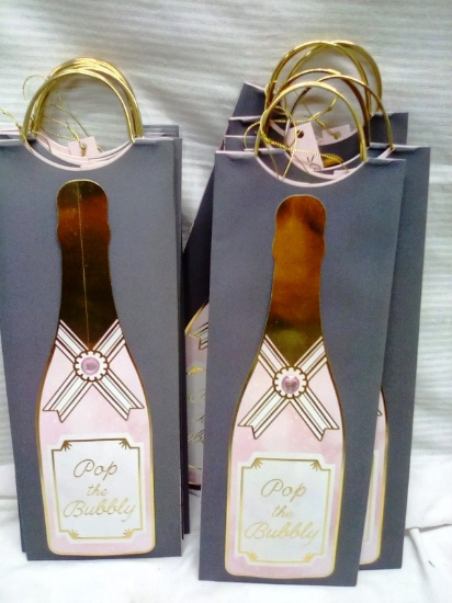 Qty. 10 Wine Bottle Gift Bags