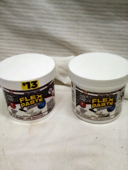 Qty. 2 Jars 1 lb each Flex Seal Paste Still with factory Seal