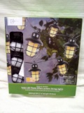 Mainstays 10 Count Solar LED Flame Effect Lantern String Lights