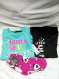 Girls Clothing 6x shirt/6x capri pant/socks 10.5-4girls