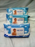 Qty. 3 Packs of 80 Each Caresour Natural Scent Baby Wipes