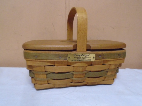 1990 Longaberger Gingerbread Basket