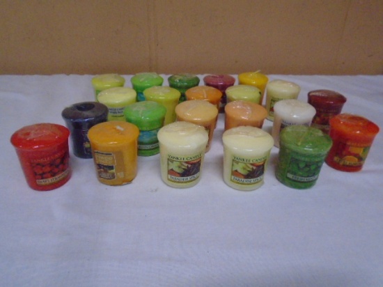 Group of (22) Yankee Candle Scented Votive Candles
