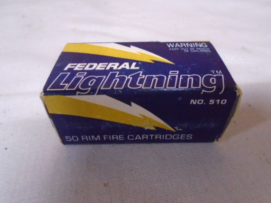 50 Round Box of Federal Lightning .22LR
