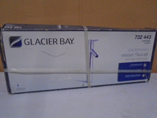 Glacier Bay Chrome Contemporary Vessel Faucet