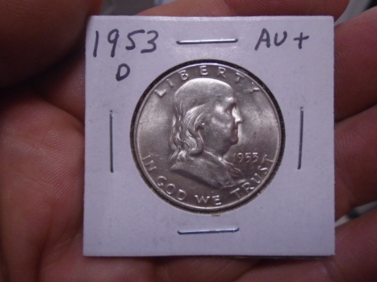 1953 D-Mint Franklin Half Dollar