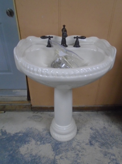 Pedestal Bathroom Sink