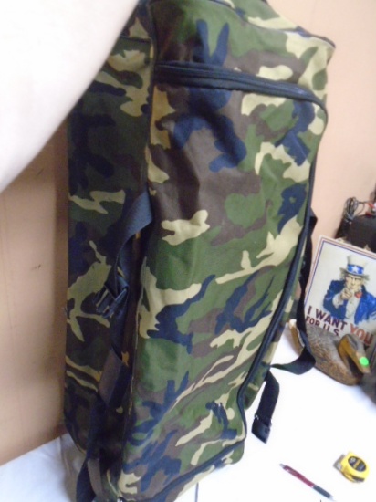 Large Rolling Rockland Cammo Duffel Bag