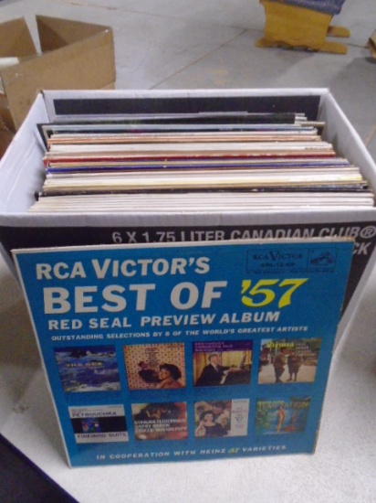 Large Group of LP Records