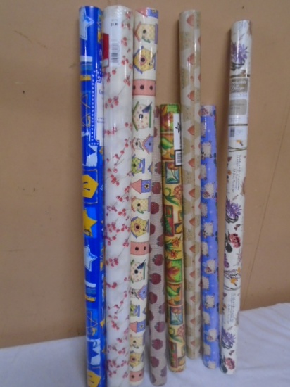 Large Group of Assorted Gift Wrap